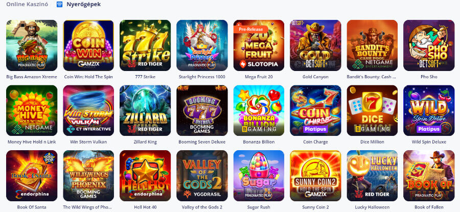 Vulkan Vegas értékelés nyerőgépek