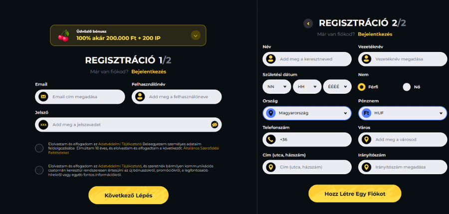 Boomerang értékelés regisztráció