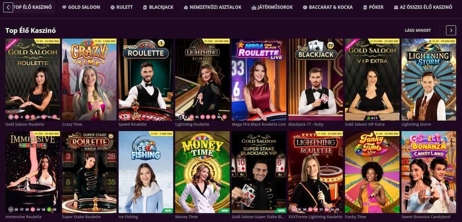 Malina Casino értékelés élő kaszinó