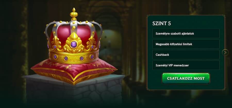 Casinia értékelés VIP program