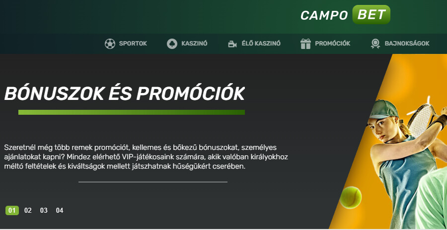 CampoBet VIP program