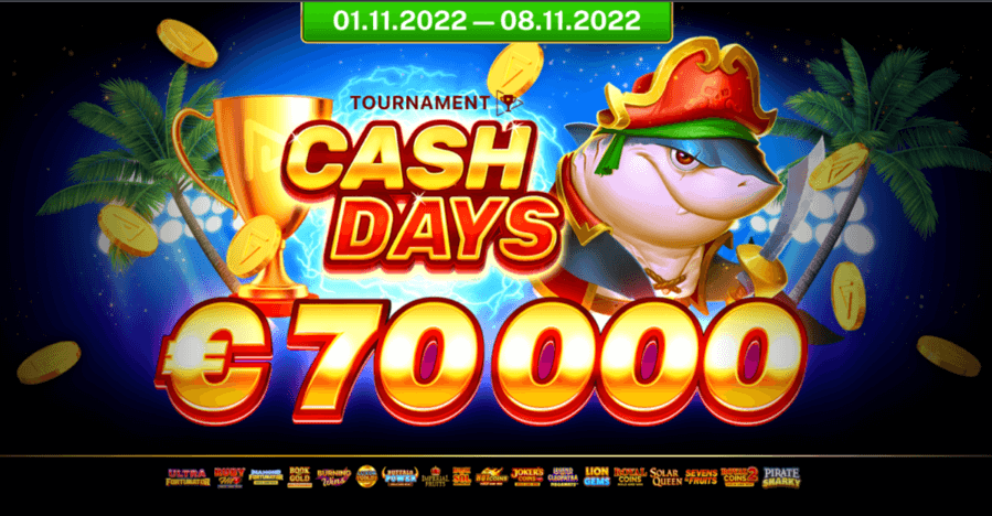 10.000 eurós nyeremény a Playson CashDays versenyén!