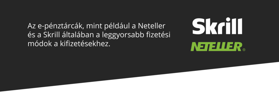 E-pénztárcák gyors kifizetéssel