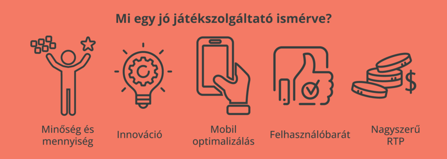 Jó játékszolgáltatók jellemzői