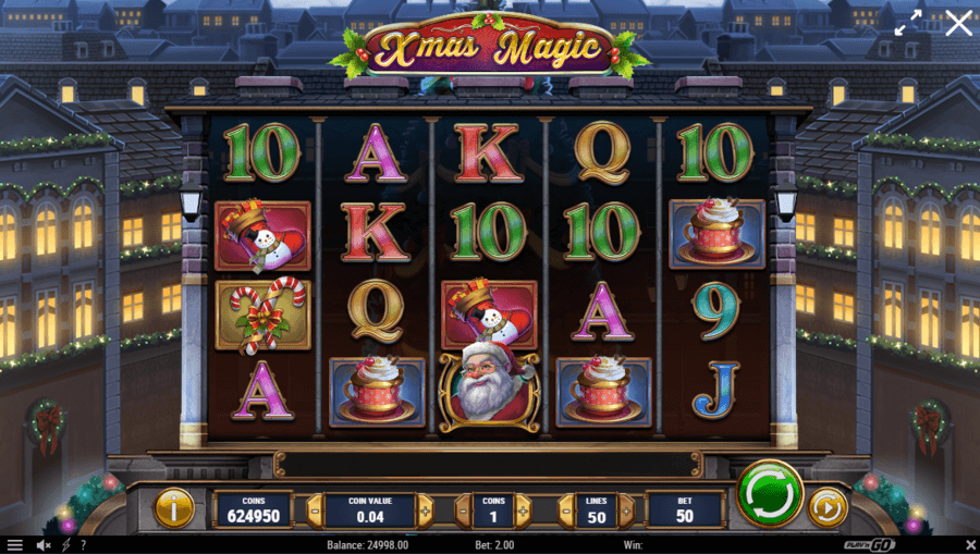 Xmas Magic nyerőgép játék