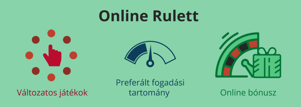 Online rulett előnyök