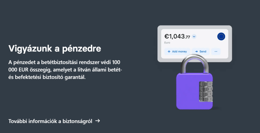 Revolut biztonsági lépések