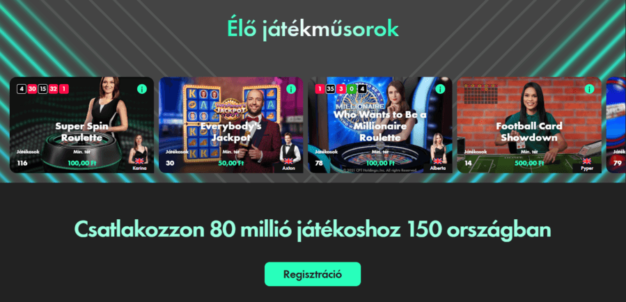 Bet365 élő showk