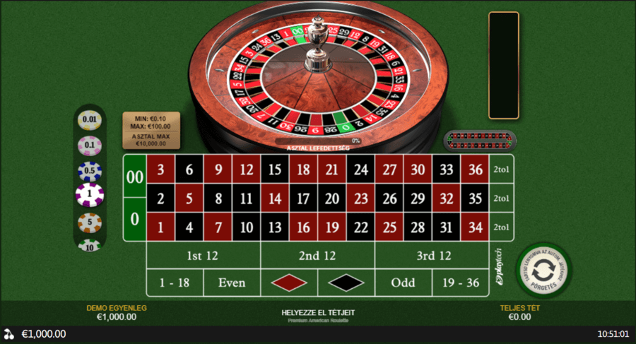 Buran Casino American Roulette premium