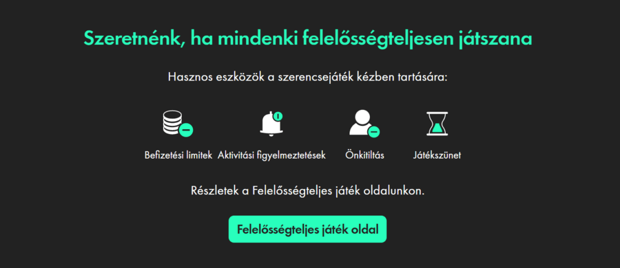 Felelősségteljes szerencsejáték Bet365