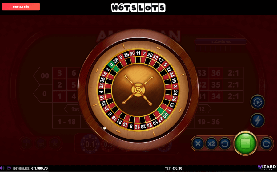 Hotslots American roulette high stakes