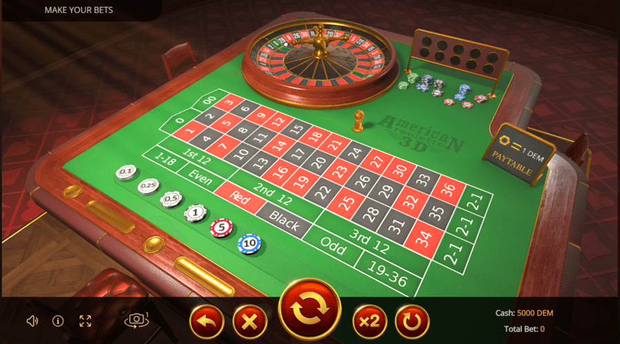 Need for Spin American roulette 3D
