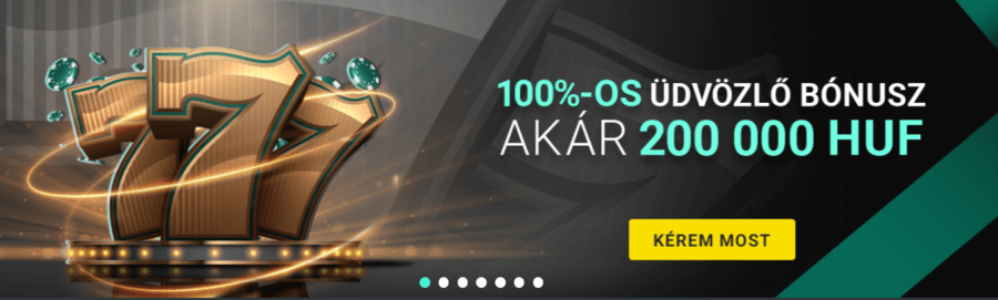 1Bet üdvözlő