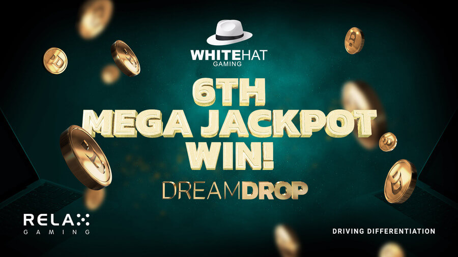 Itt a Relax Gaming Dream Drop Jackpotjának hatodik mega nyertese!