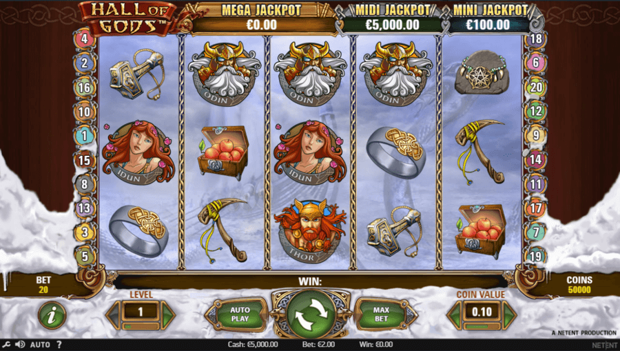 Hall of Gods slot