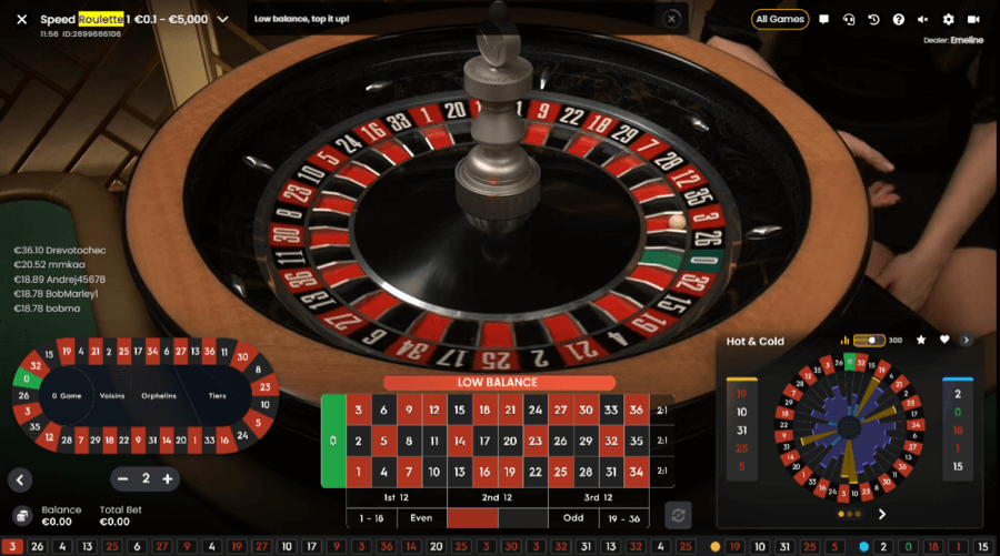 Live Speed Roulette