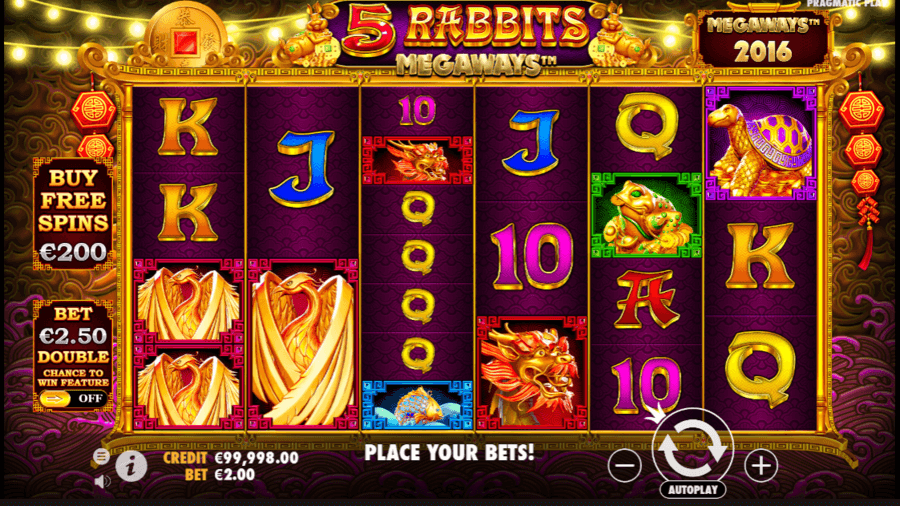 5 rabbits megaways slot