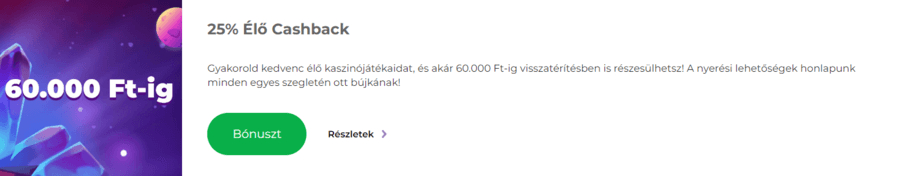 Alf Casino cashback