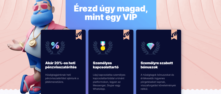 CasinoFriday VIP program