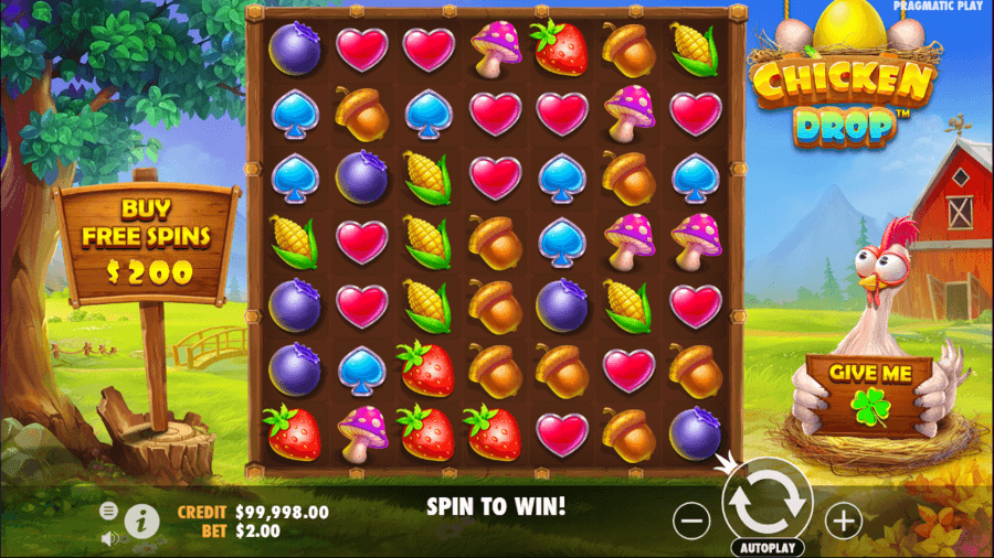 Chicken drop slot