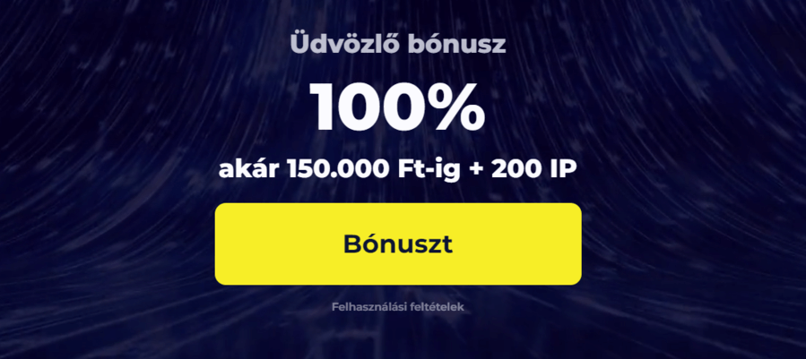 Light Casino üdvözlő bónusz