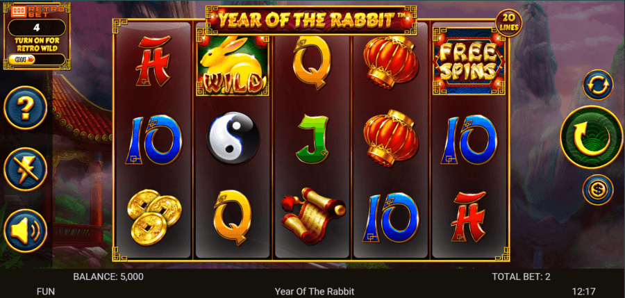 Year of the rabbit slot