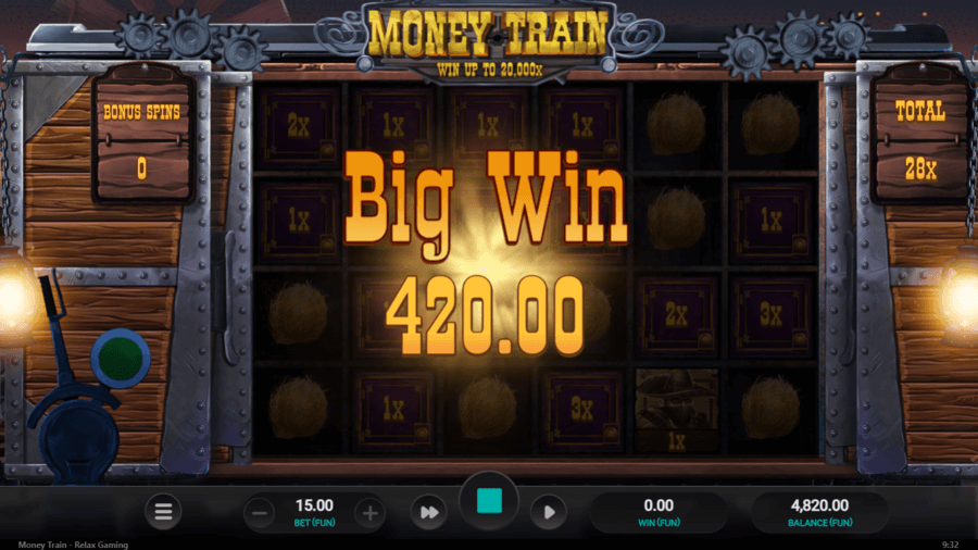 Money Train big win