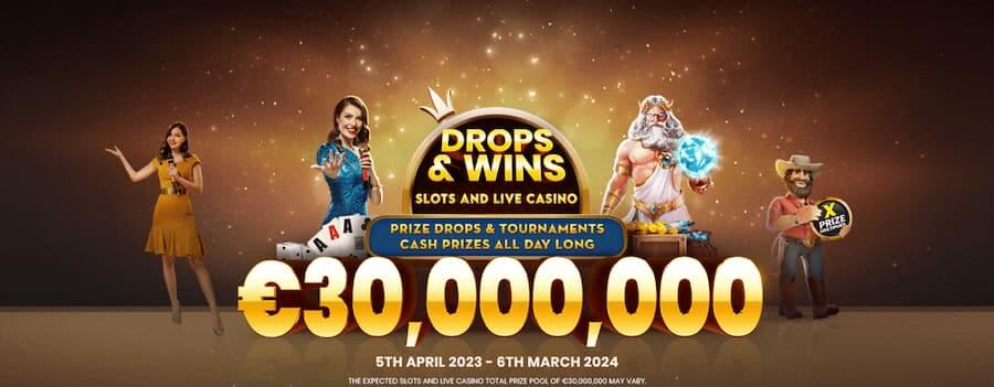 A Pragmatic Play 30.000.000 euróra növeli a Drops & Wins nyereményalapot