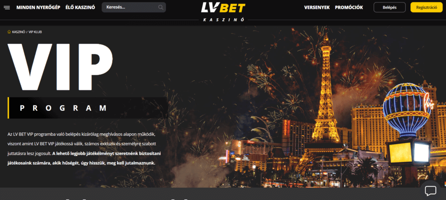 LVBet VIP bónusz