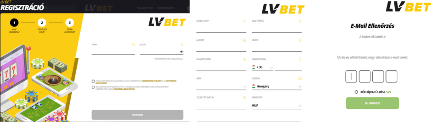 LVBet regisztráció
