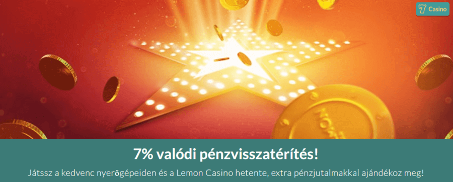 Lemon Casino cashback
