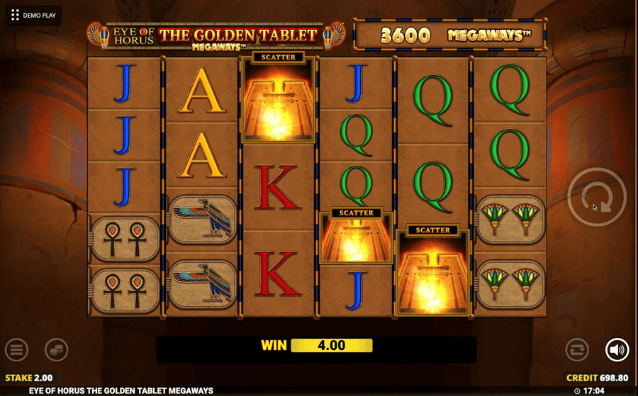 Eye Of Horus The Golden Tablet Megaways nyerőgép Magyar Casino