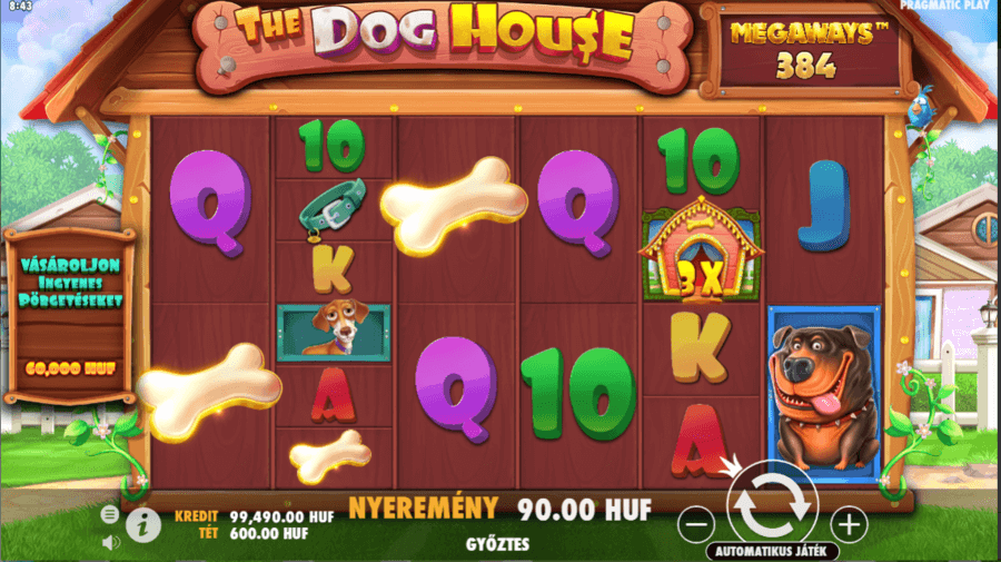 The Dog House Megaways nyerőgép Magyar Casino