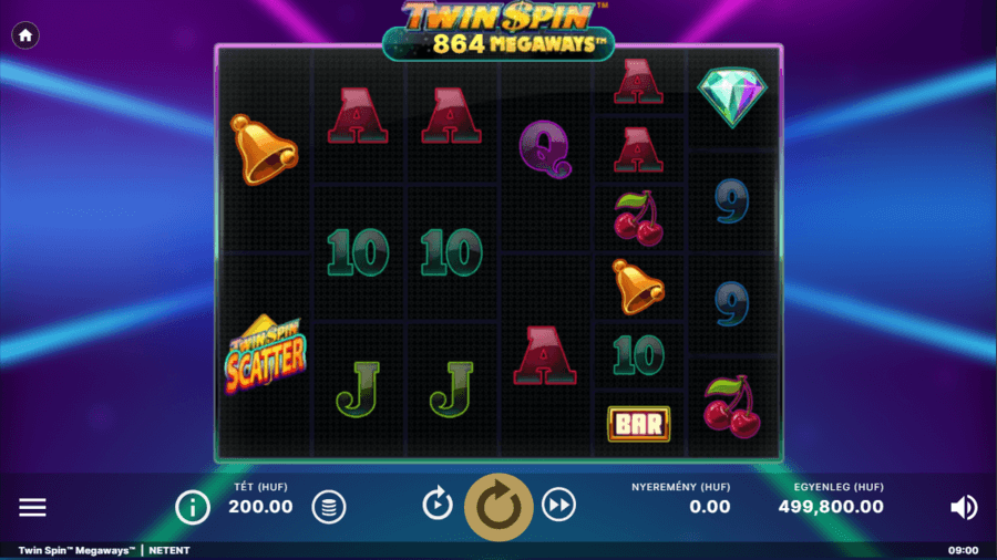 Twin Spin Megaways nyerőgép Magyar Casino