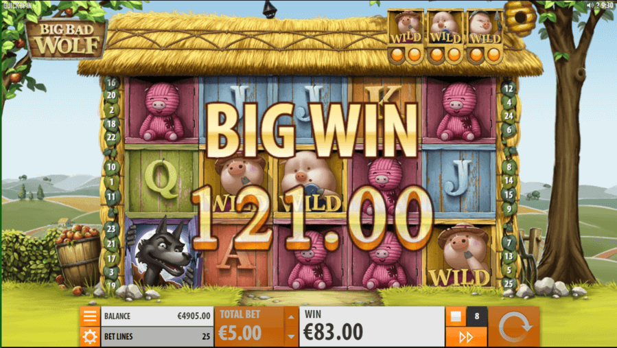 Big Bad Wolf big win