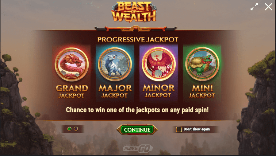 Beast of wealth jackpotok