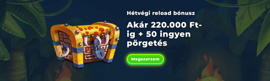 Wazamba heti reload bónusz