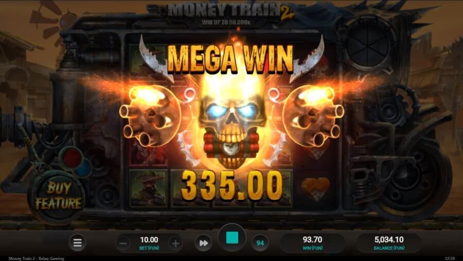 Money Train 2 mega win