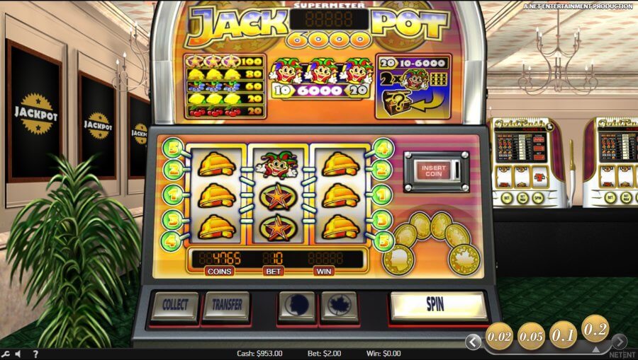 Jackpot 6000 nyerőgép játék grafika értékelés Magyar Casino