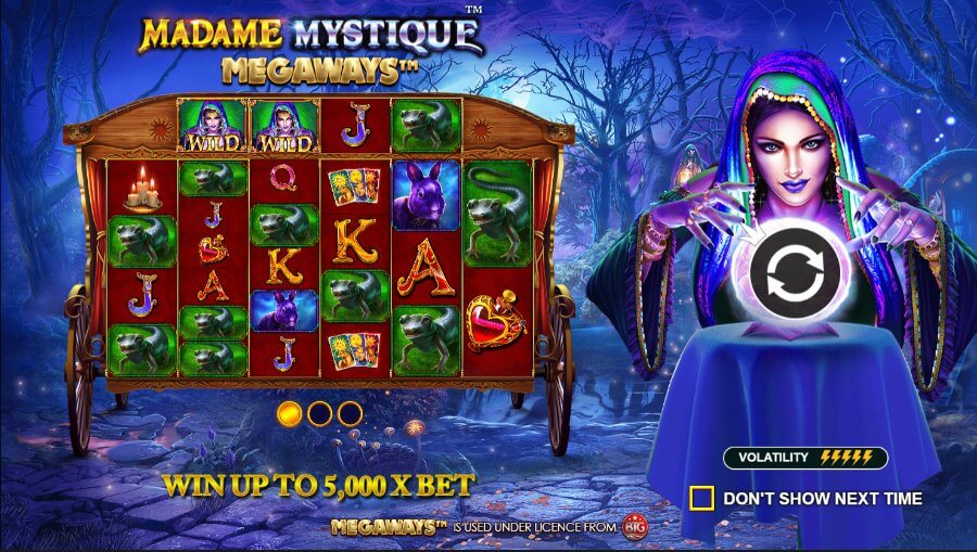 Madame Mystique Megaways nyerőgép értékelés Magyar Casino