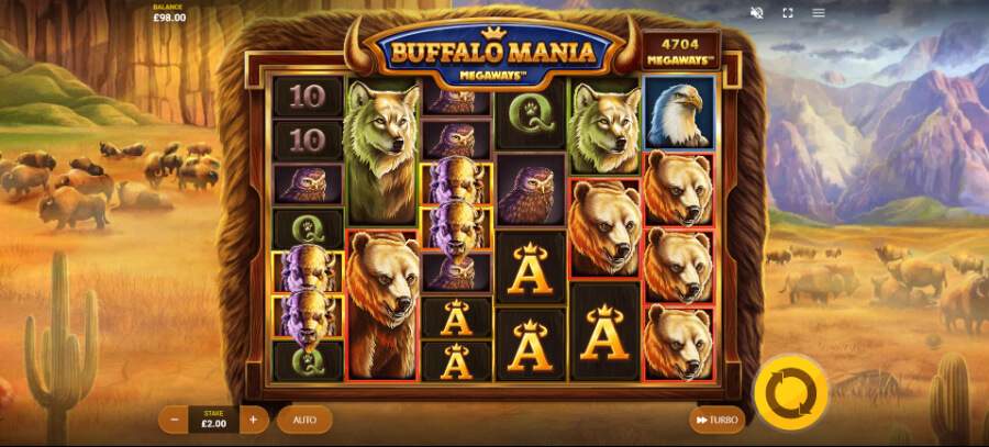 Buffalo Mania Megaways új nyerőgép