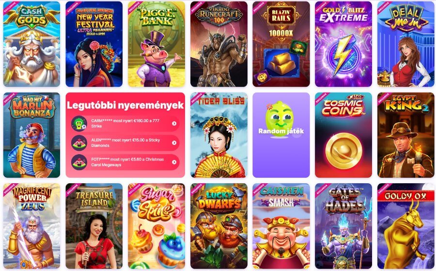 Nomini értékelés Magyar Casino exkluzív játékok