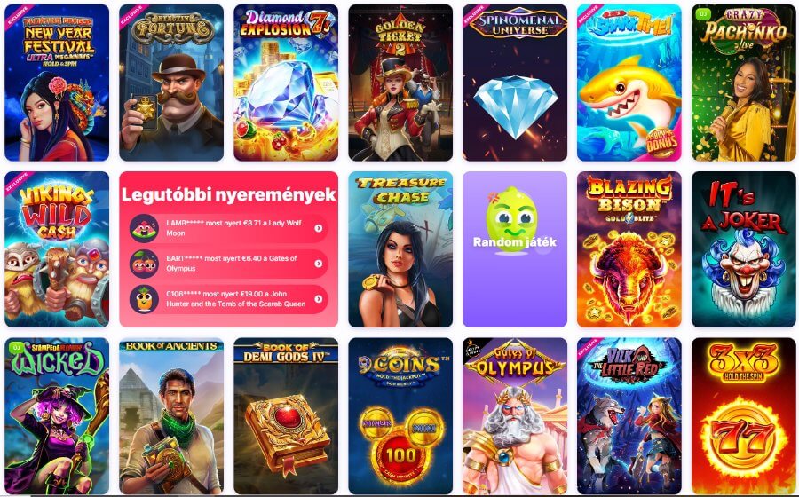 Nomini értékelés Magyar Casino nyerőgépek