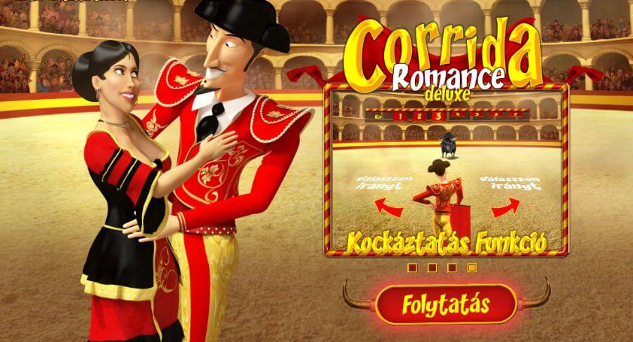 Corrida Romance Deluxe nyerőgép értékelés Magyar Casino