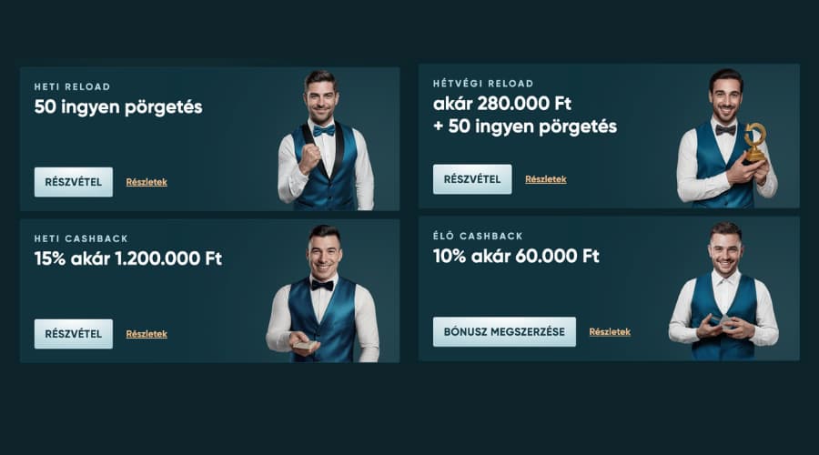 bónuszkínálat Legend Play