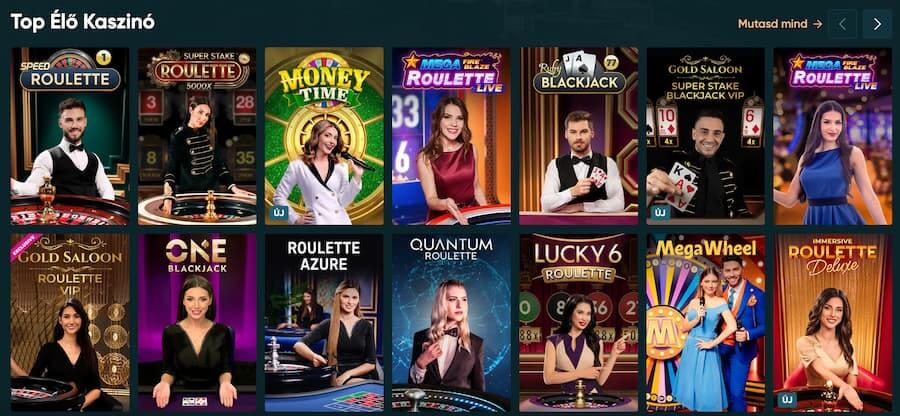 Legend Play élő kaszinó