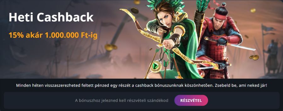 BuranCasino értékelés heti cashback ajánlat