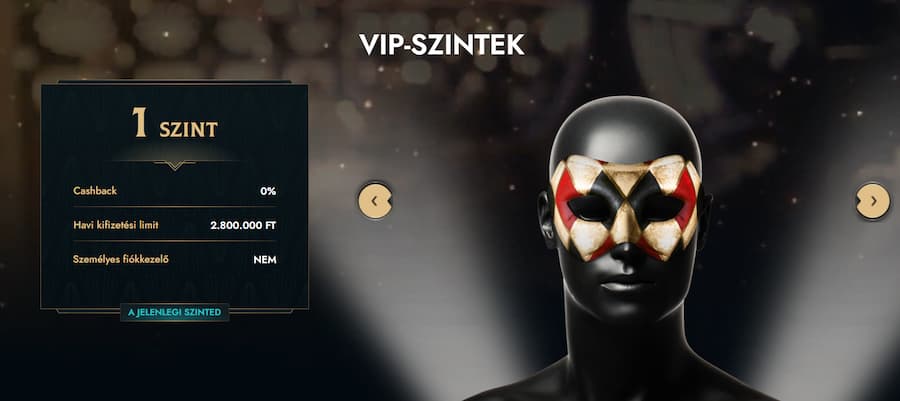 Dolly Casino értékelés VIP program