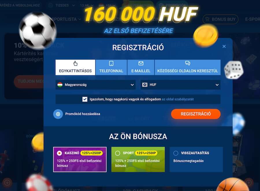 regisztráció
