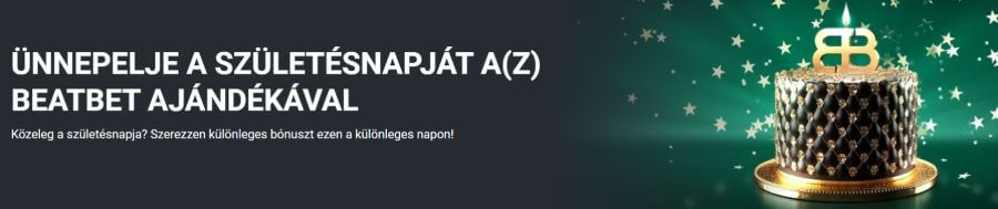 BeatBet születésnapi bónusz